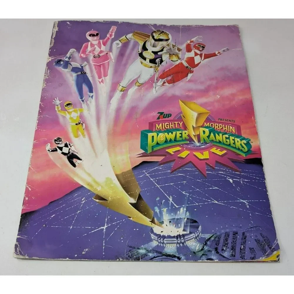 Mighty Morphin‎ Power Rangers Live Souvenir Program 1994 1995 Tour 90s On Stage